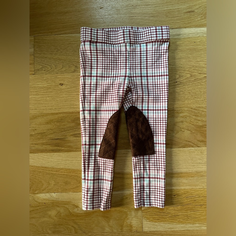 Janie and Jack THE HOUNDSTOOTH RIDING PANT 2T